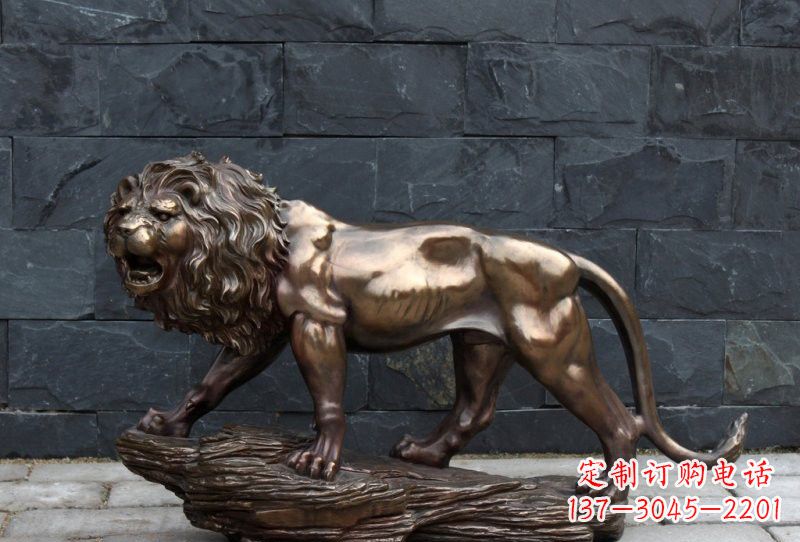 辽阳高雅雕刻—狮子铜雕塑