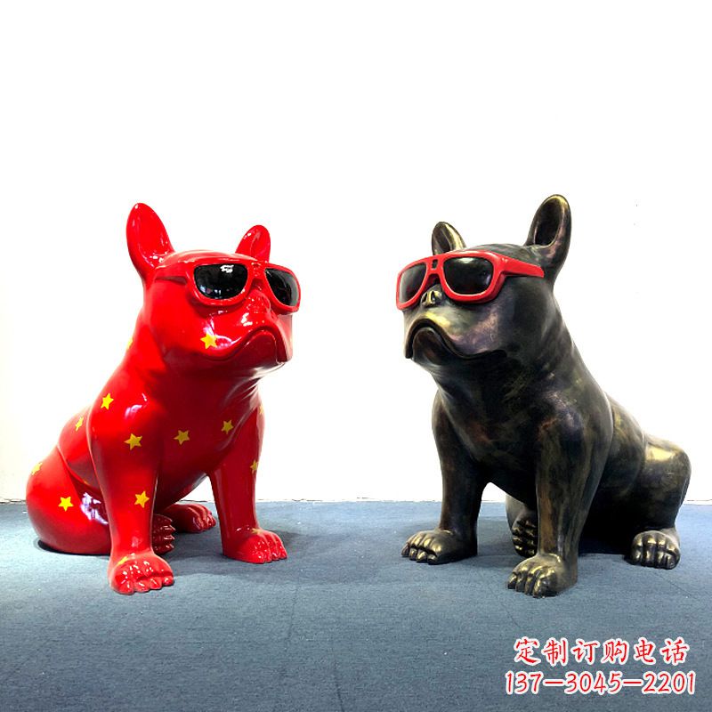 辽阳斗牛犬雕塑摆件