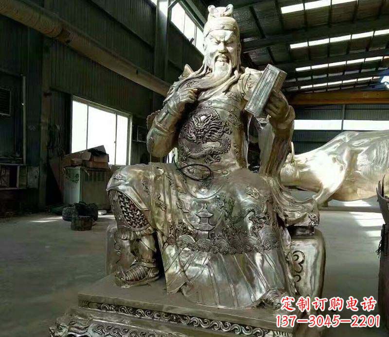 辽阳精美关公铜雕