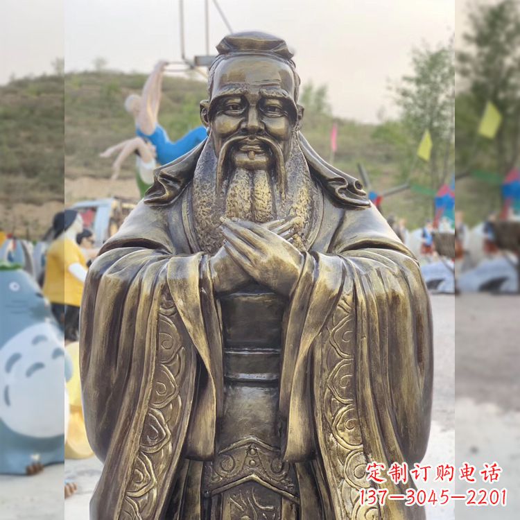 辽阳中领雕塑贵族——伟大的孔子雕塑