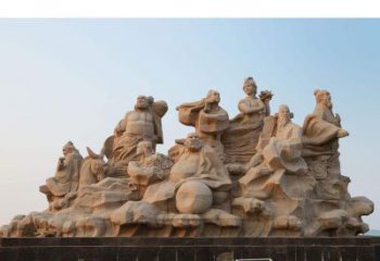 辽阳大理石八仙过海雕塑
