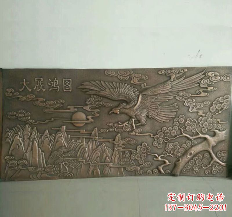 辽阳精致锻铜老鹰雕塑