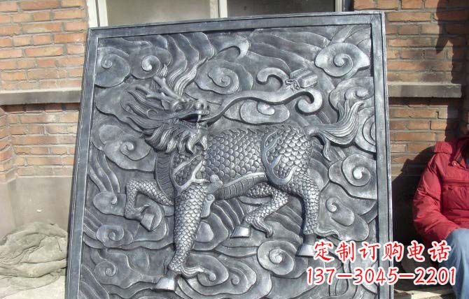 辽阳雕塑·锻铜古典麒麟