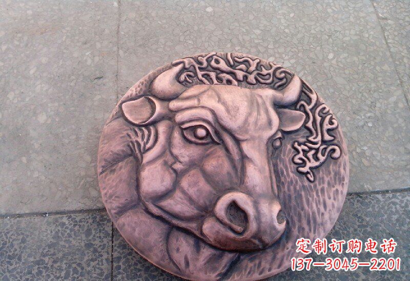 辽阳锻铜十二生肖兽首雕塑