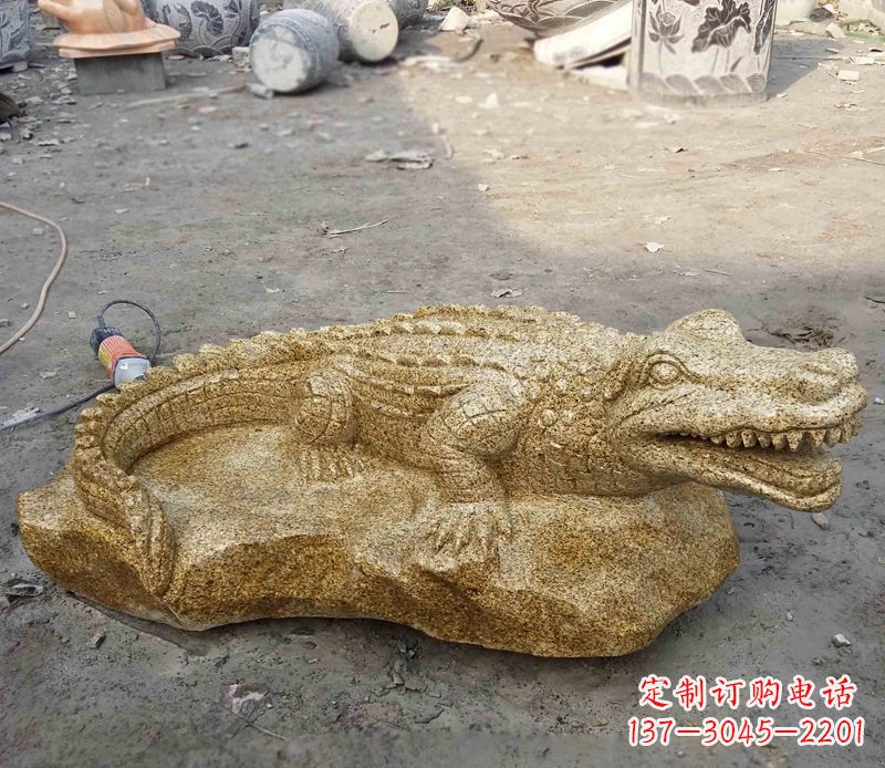 辽阳精致石刻动物雕塑