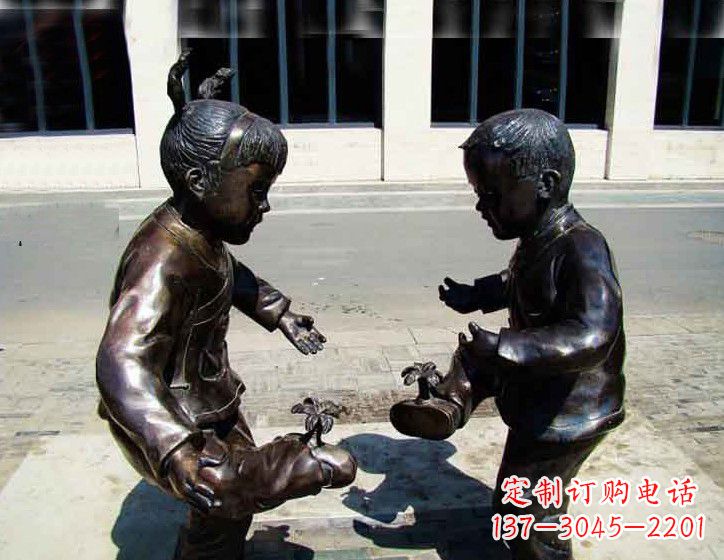 辽阳中领雕塑 | 专业高端儿童铜雕