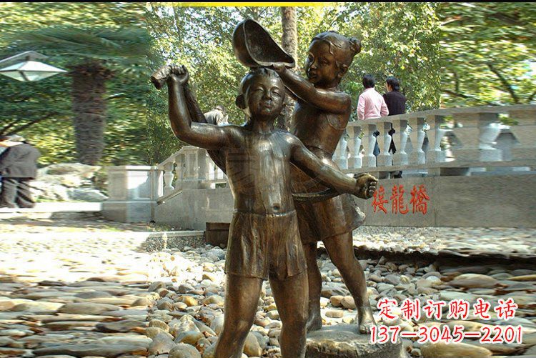 辽阳优雅可爱的儿童雕塑
