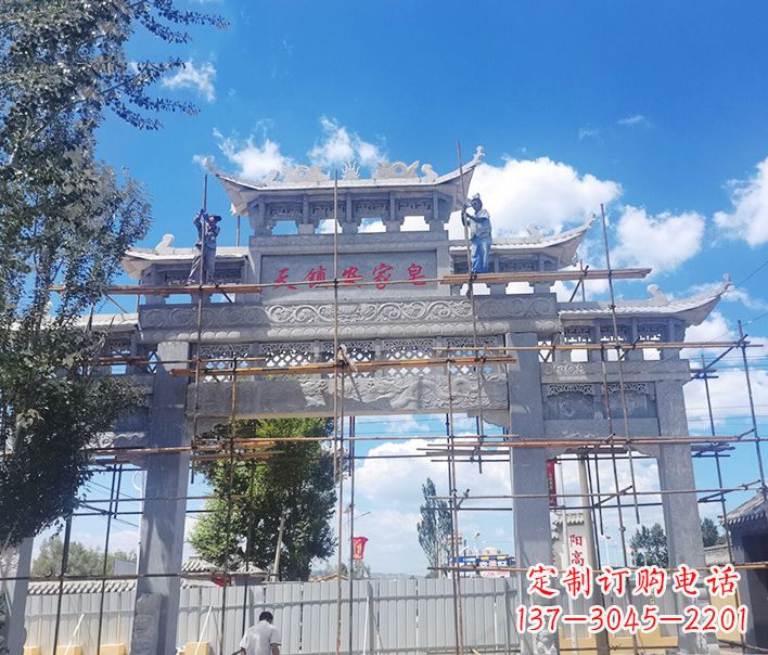 辽阳牌坊雕塑品质精湛、精致耐看