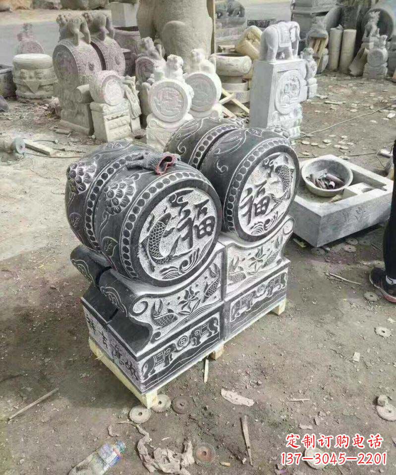 辽阳仿古福字石门墩