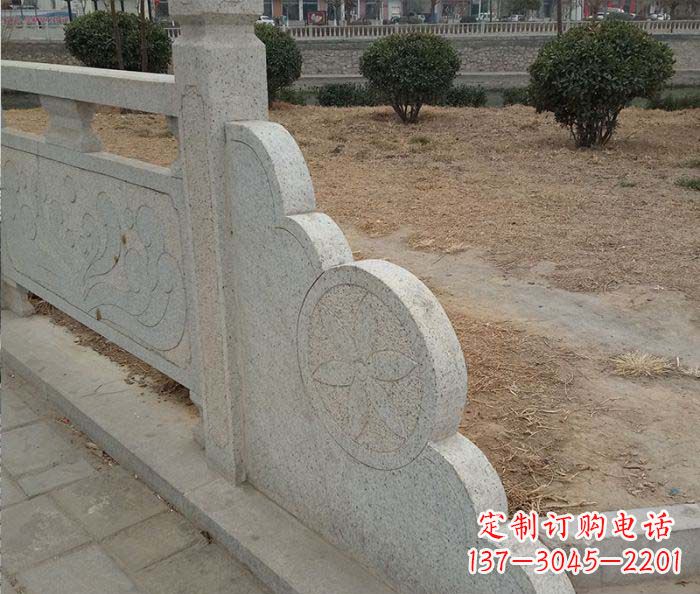 辽阳精美仿古护城河石雕栏板