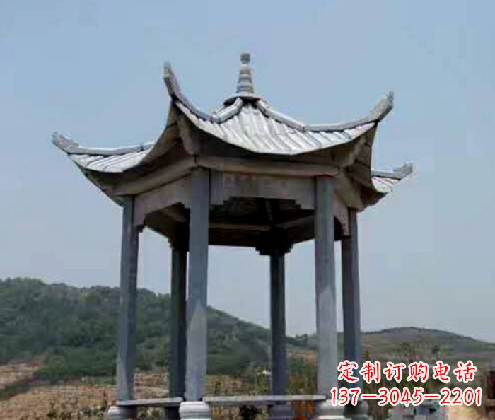 辽阳仿古石雕凉亭