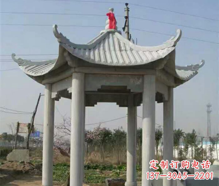 辽阳典雅的仿古凉亭石雕