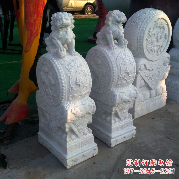 辽阳仿古门墩石雕塑