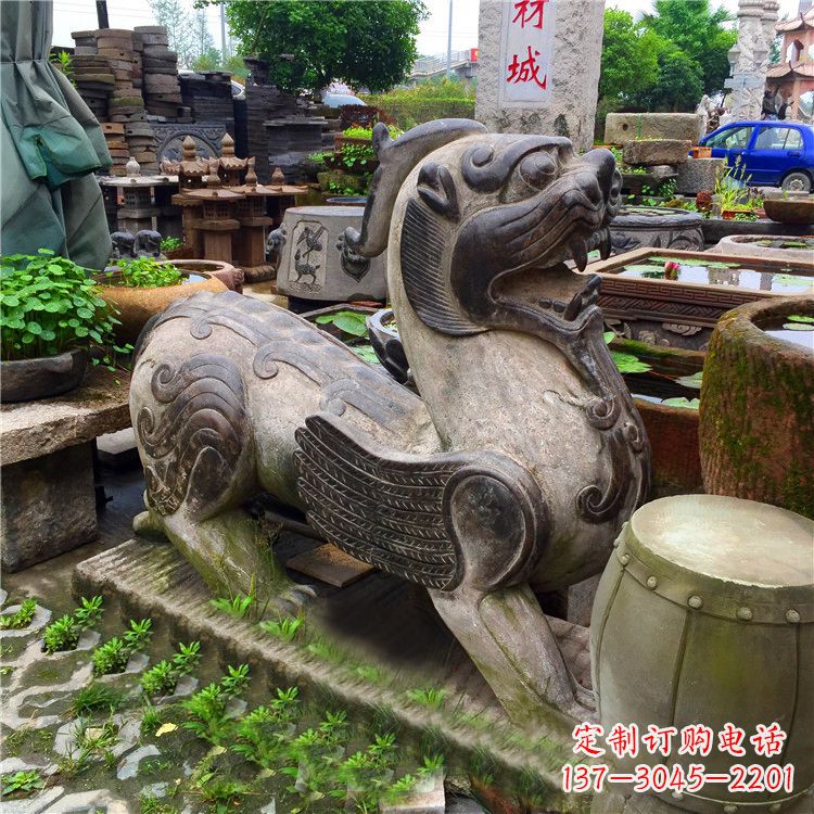 辽阳仿古貔貅石雕