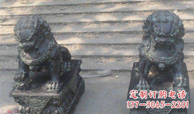 辽阳艺术级仿古狮子铜雕