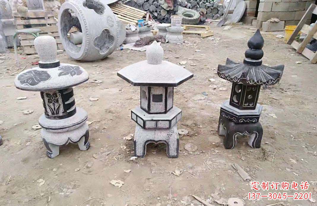辽阳仿古石灯雕塑