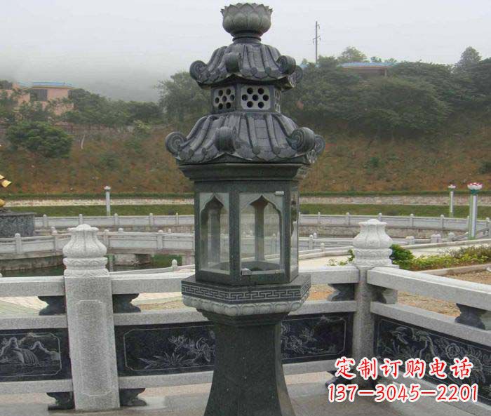 辽阳仿古石灯雕塑,点亮景观空间