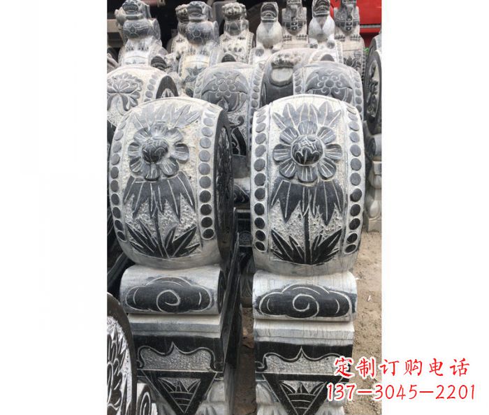 辽阳仿古石门墩镇宅抱鼓石