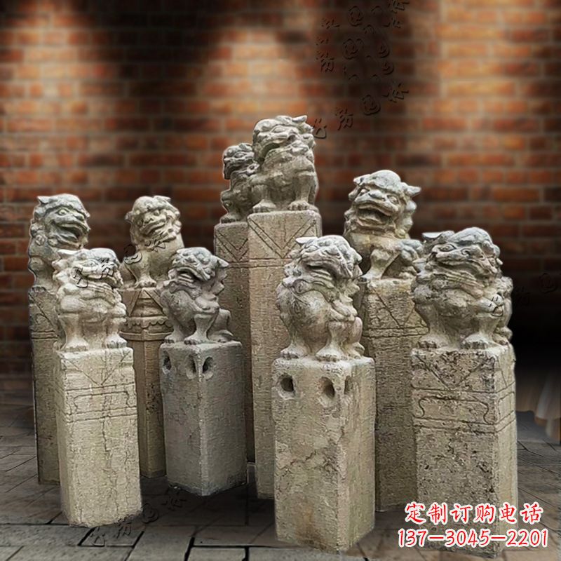 辽阳仿古栓马雕塑