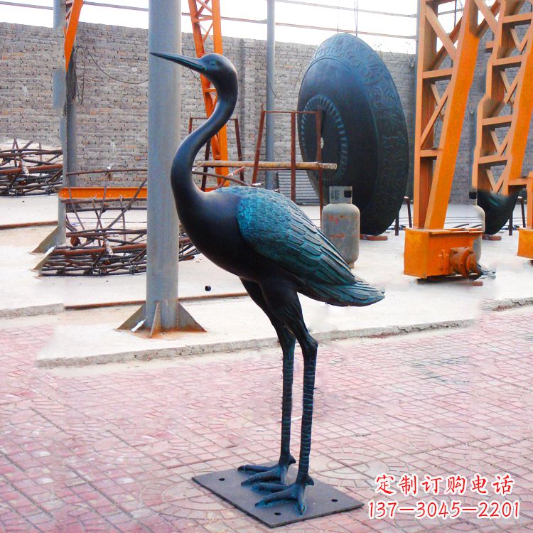 辽阳仿古仙鹤雕塑