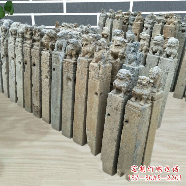辽阳仿古做旧拴马柱