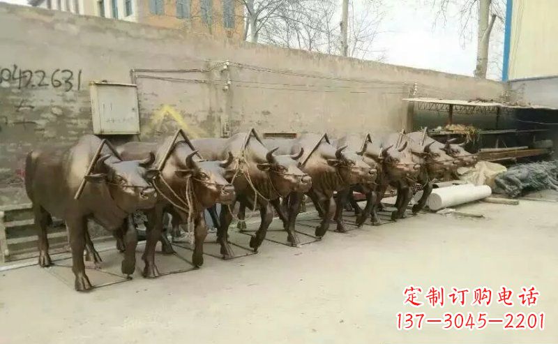 辽阳仿铜玻璃钢动物雕塑