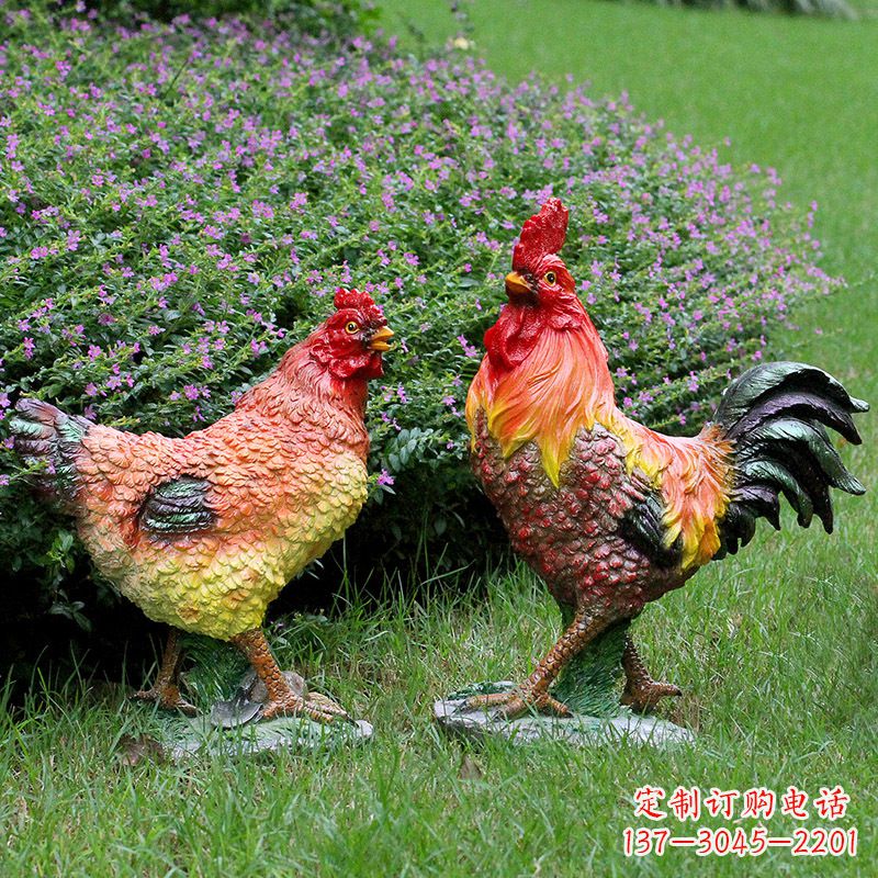 辽阳典雅公鸡雕塑