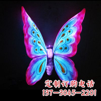 辽阳完美粉色蝴蝶雕塑