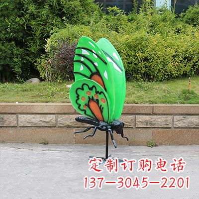 辽阳仿真蝴蝶_大号蓝色款116x75x160 (2)