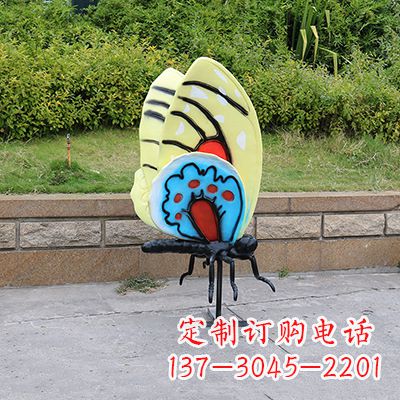 辽阳仿真蝴蝶_大号黄色款116x75x160