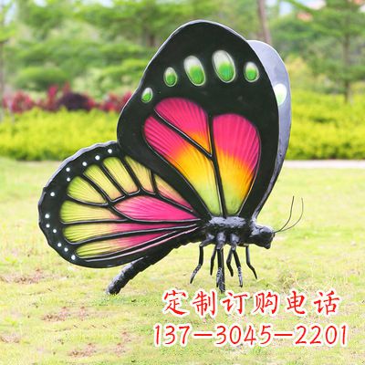 辽阳仿真蝴蝶_品红色款405x78x110