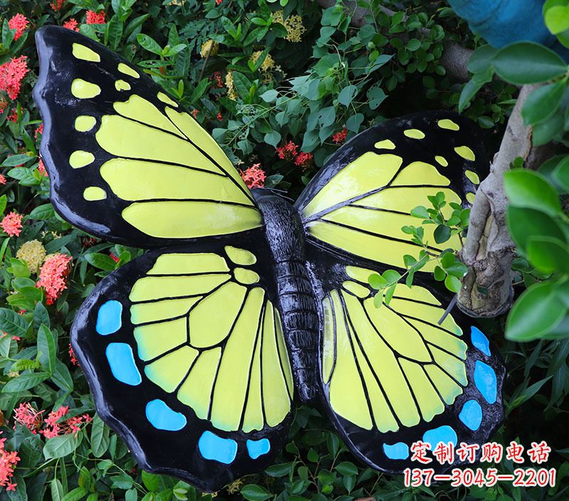 辽阳玻璃钢蝴蝶雕塑