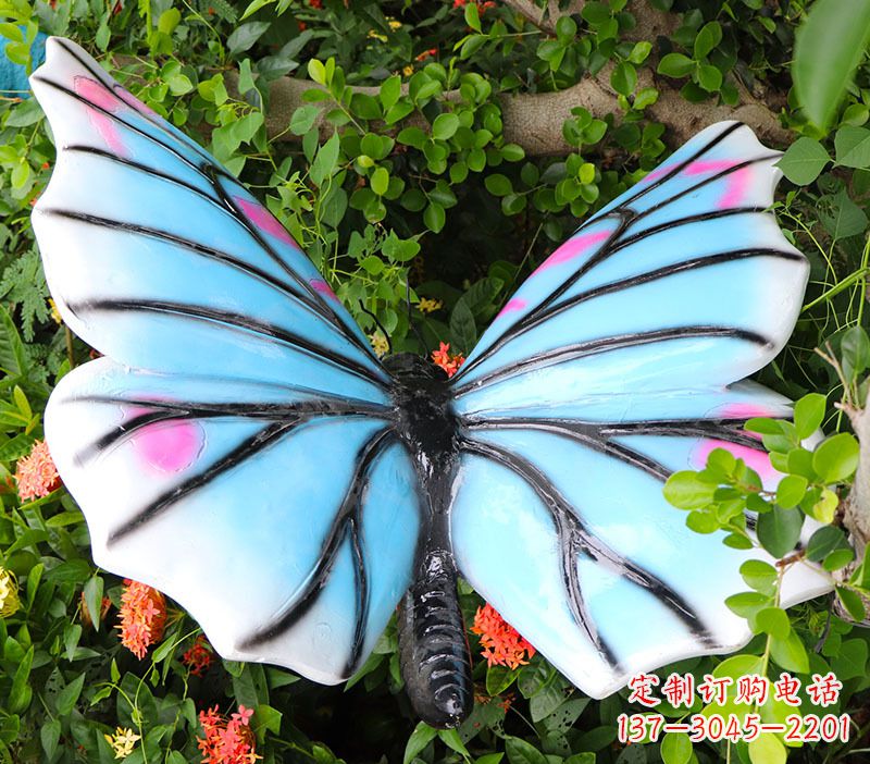 辽阳魔法般的蝴蝶花园雕塑