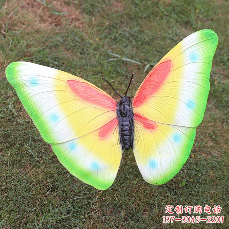辽阳艺术蝴蝶彩绘动物雕塑