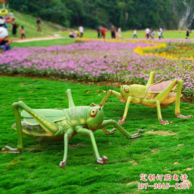 辽阳精美蝗虫雕塑摆件