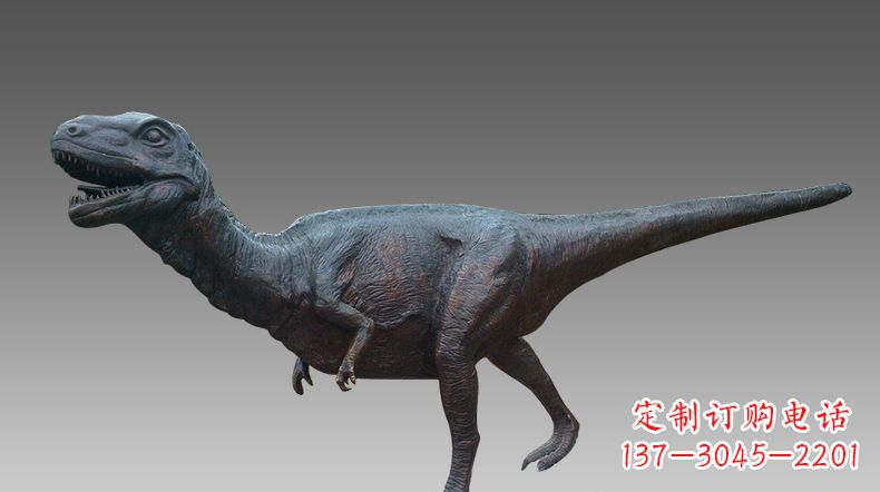 辽阳展现史前绝美风采的恐龙雕塑