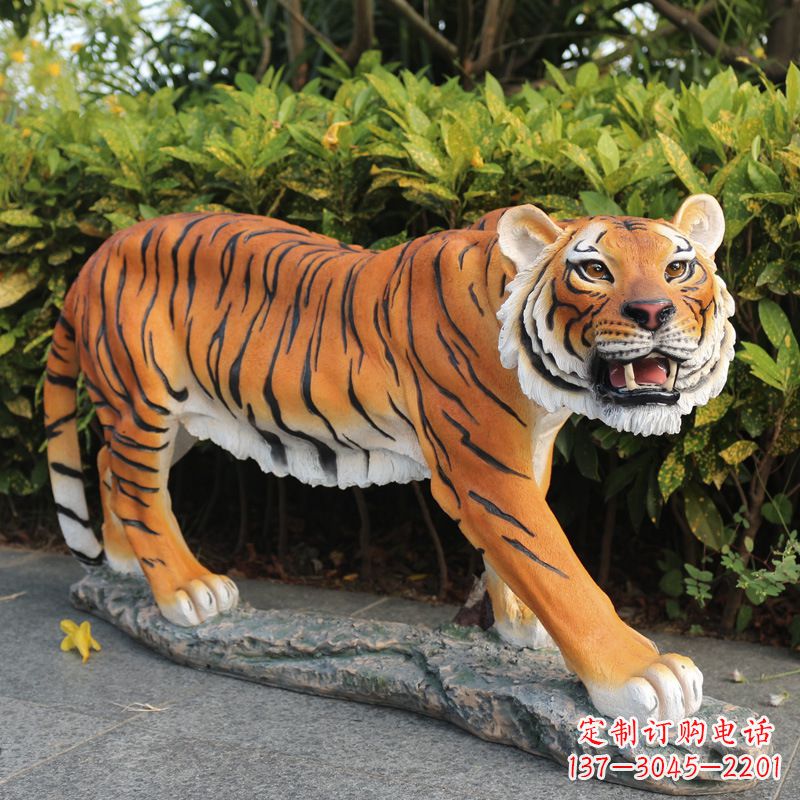 辽阳仿真老虎公园雕塑摆件