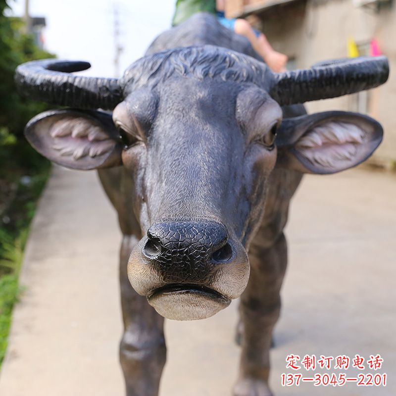 辽阳精美水牛雕塑