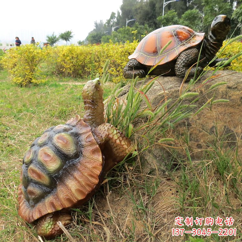辽阳仿真乌龟玻璃钢雕塑