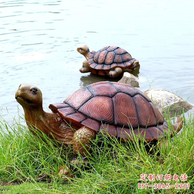 辽阳仿真乌龟公园池塘水景动物雕塑摆件