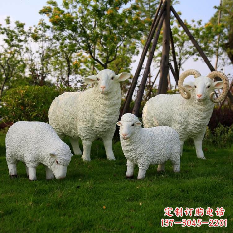 辽阳精美玻璃钢动物雕塑