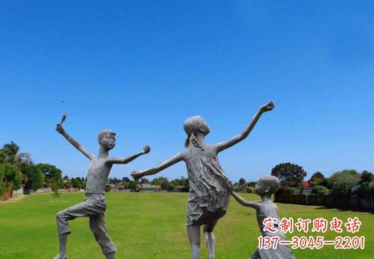 辽阳精美儿童铜雕