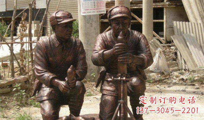 辽阳英勇勇士铜雕