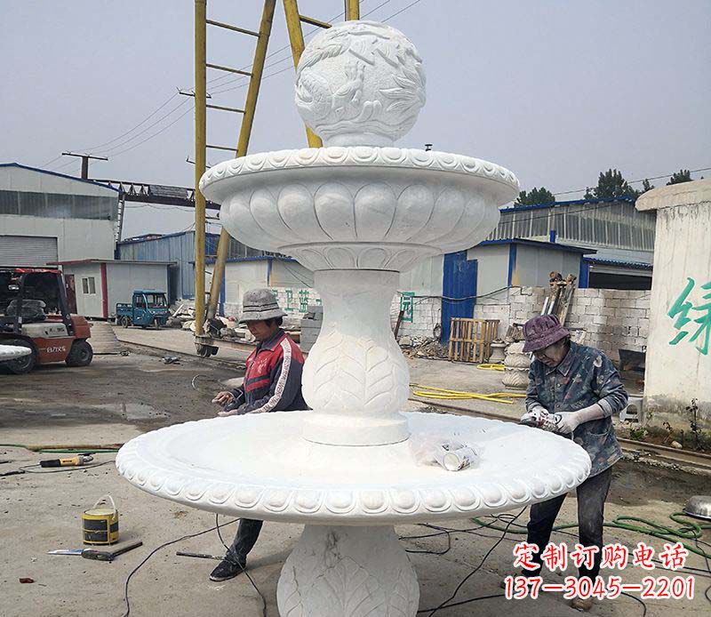 辽阳风水球喷泉石雕塑
