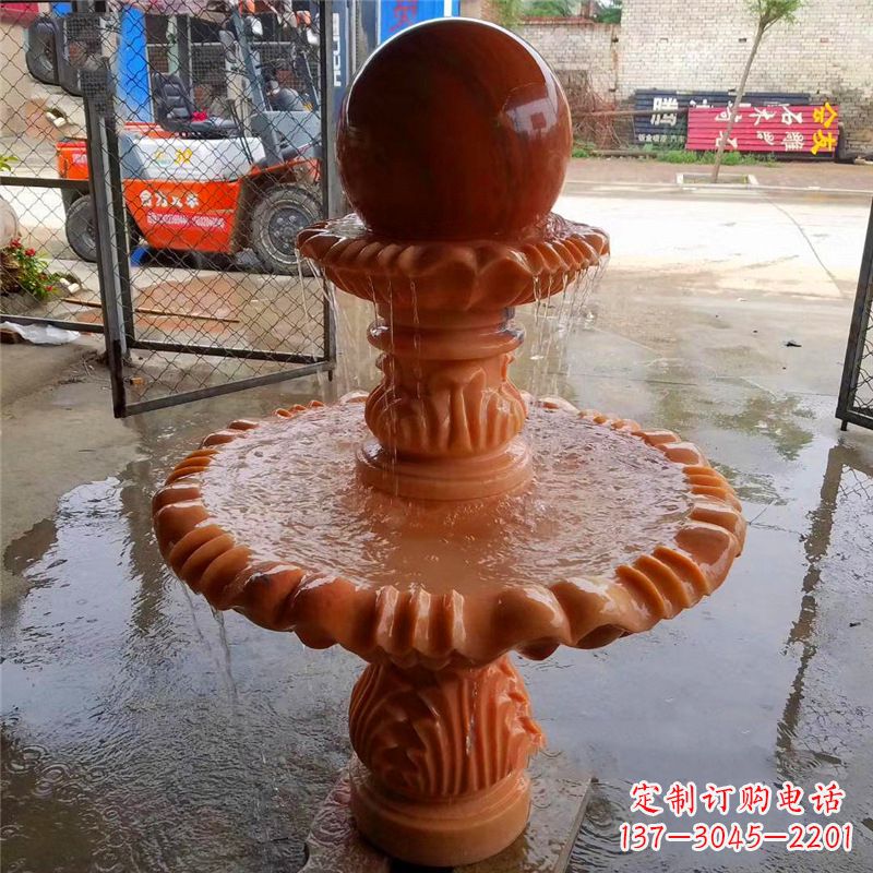 辽阳风水球石头雕塑