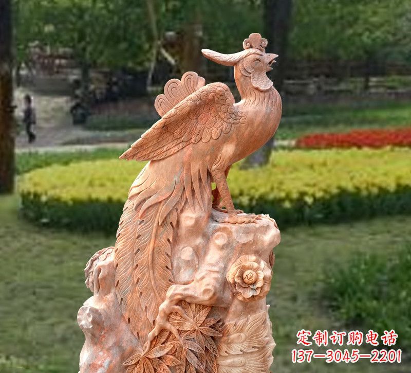 辽阳凤凰神鸟公园景观雕塑雕塑摆件