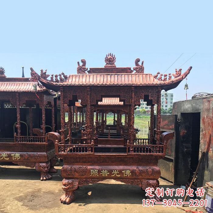 辽阳佛光普照香炉雕塑