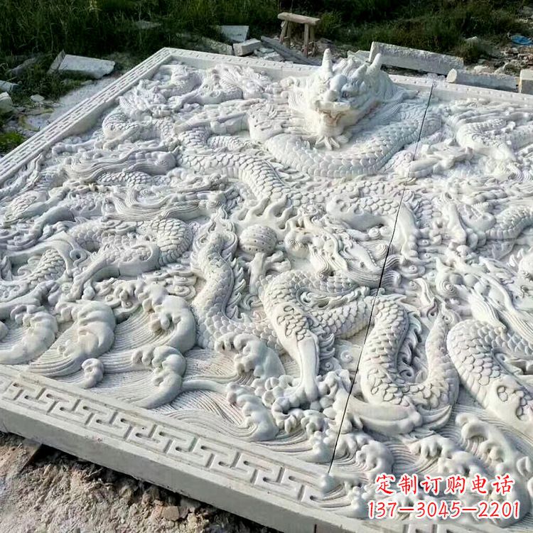 辽阳高浮雕龙纹建筑浮雕