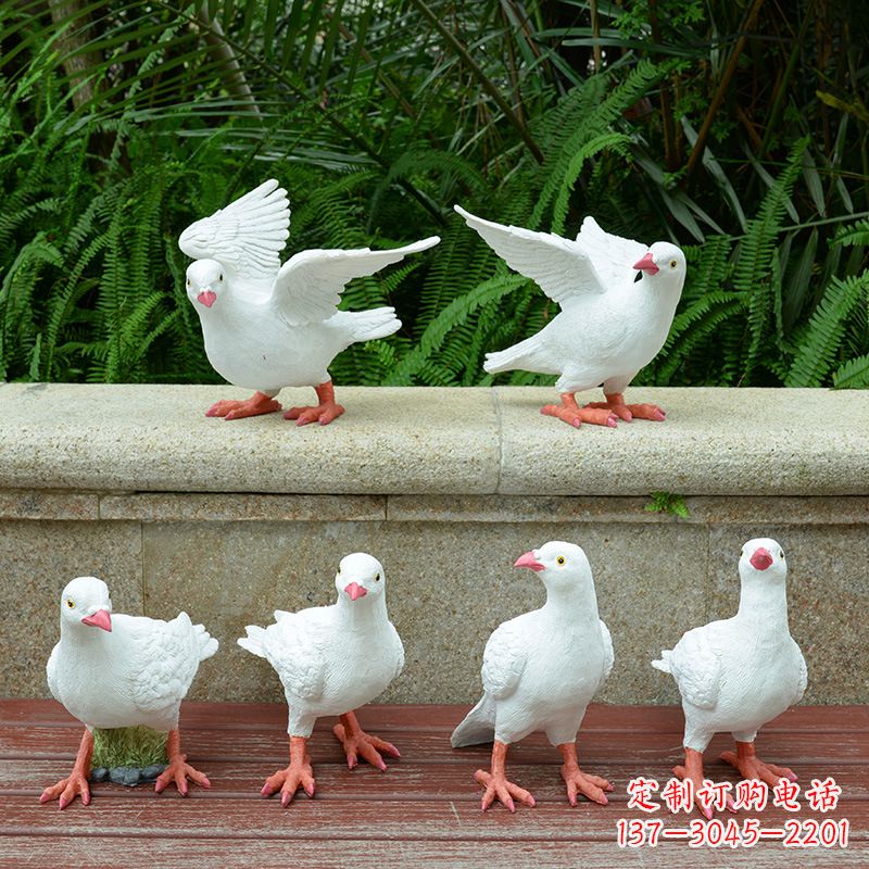 辽阳鸽子叼人雕塑