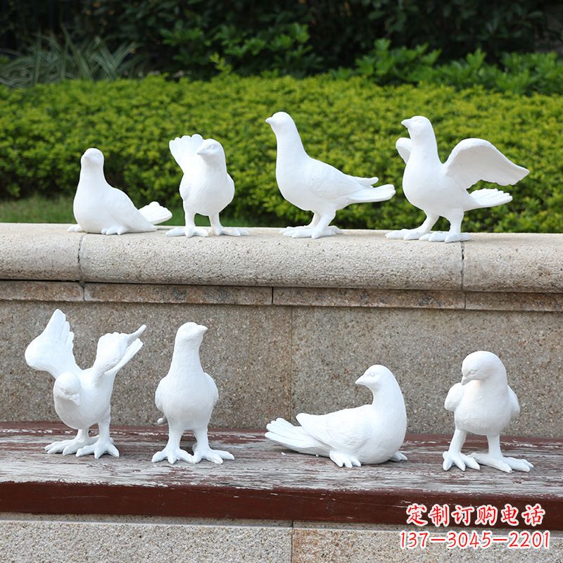 辽阳鸽子铜雕